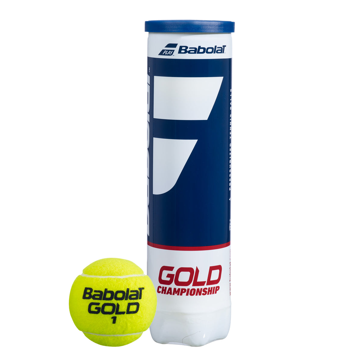 Babolat Gold Championship Tennis Balls - 4 Ball Can