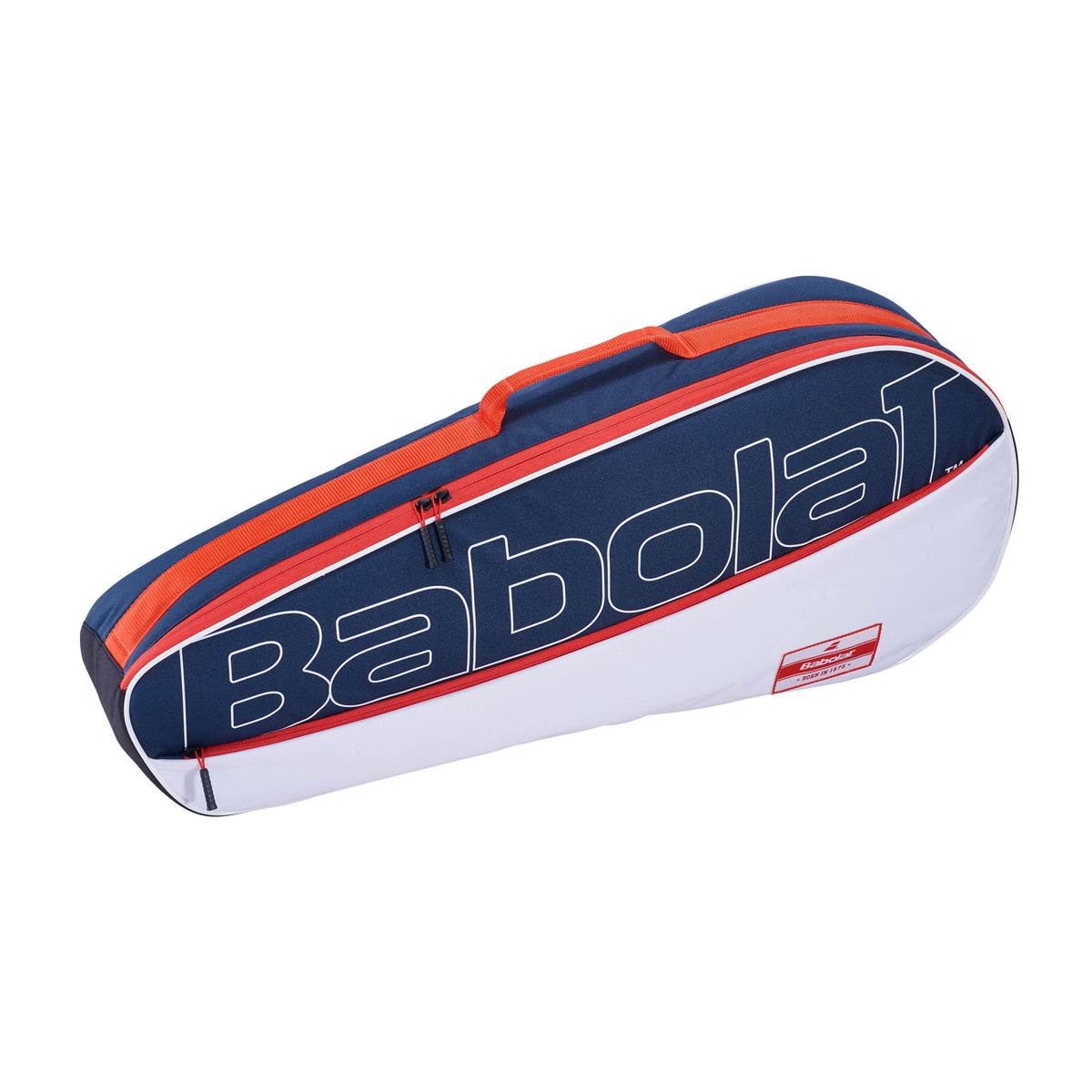 Babolat RH3 Essential - 3 Racket Tennis Bag: White/Blue/Red