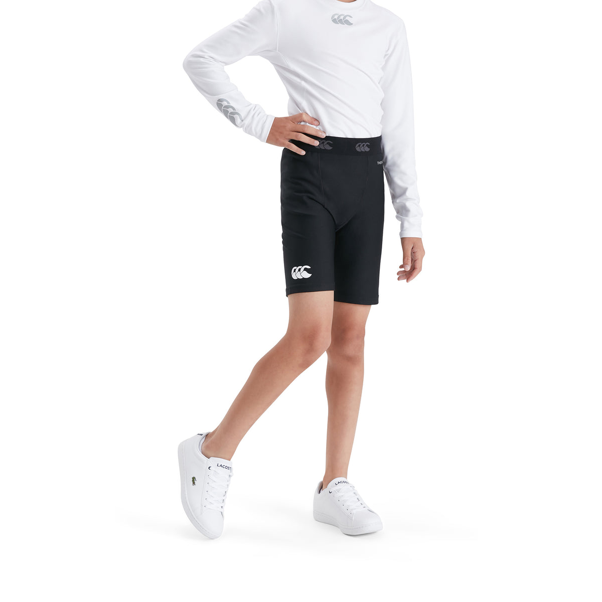 Canterbury Junior Unisex Thermoreg Shorts: Black