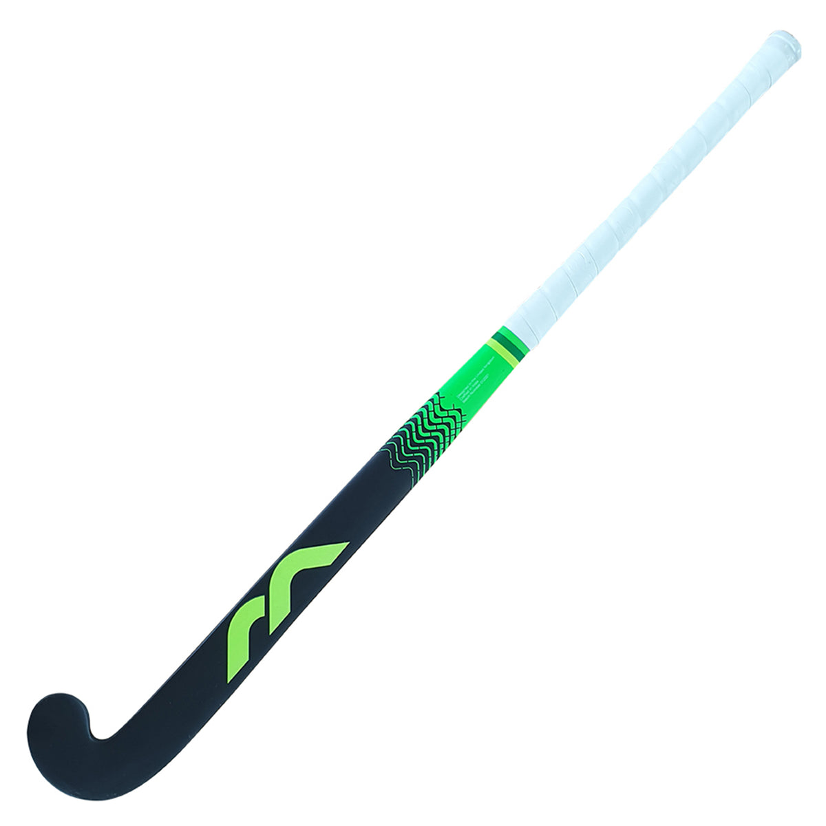 Mercian Genesis W1 Junior Wooden Hockey Stick: Black/Yellow