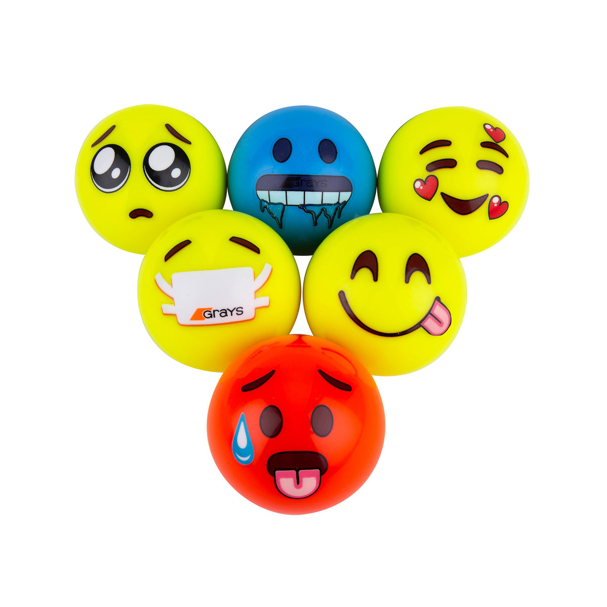 Grays Emoji Hockey Ball - Box of 6