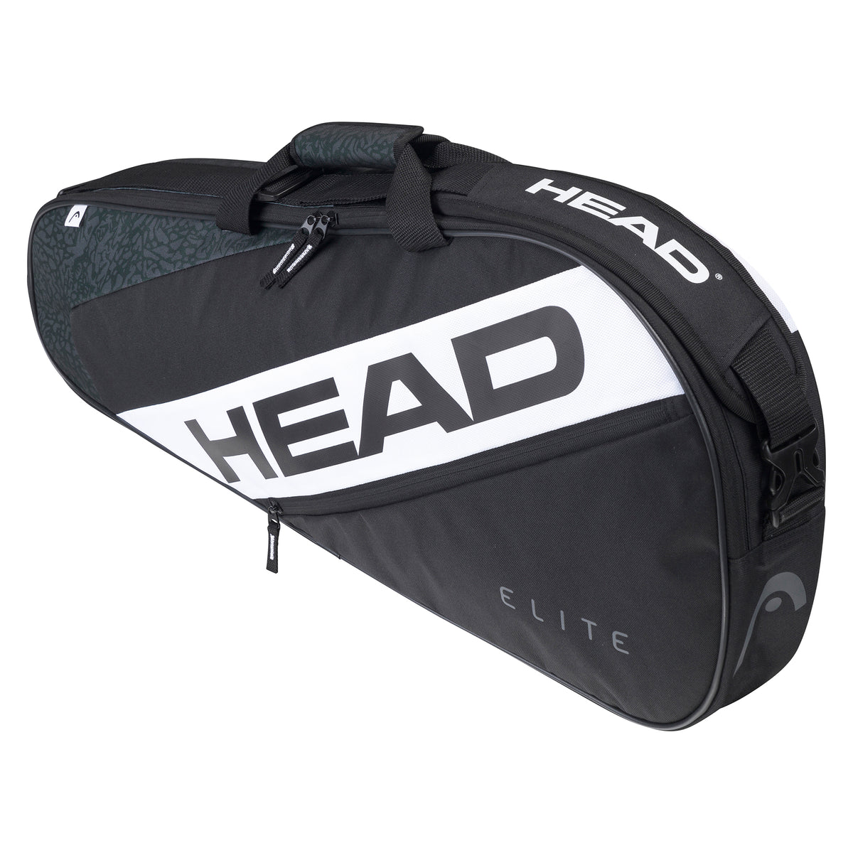 Head Elite 3 Racket Bag: Black/White
