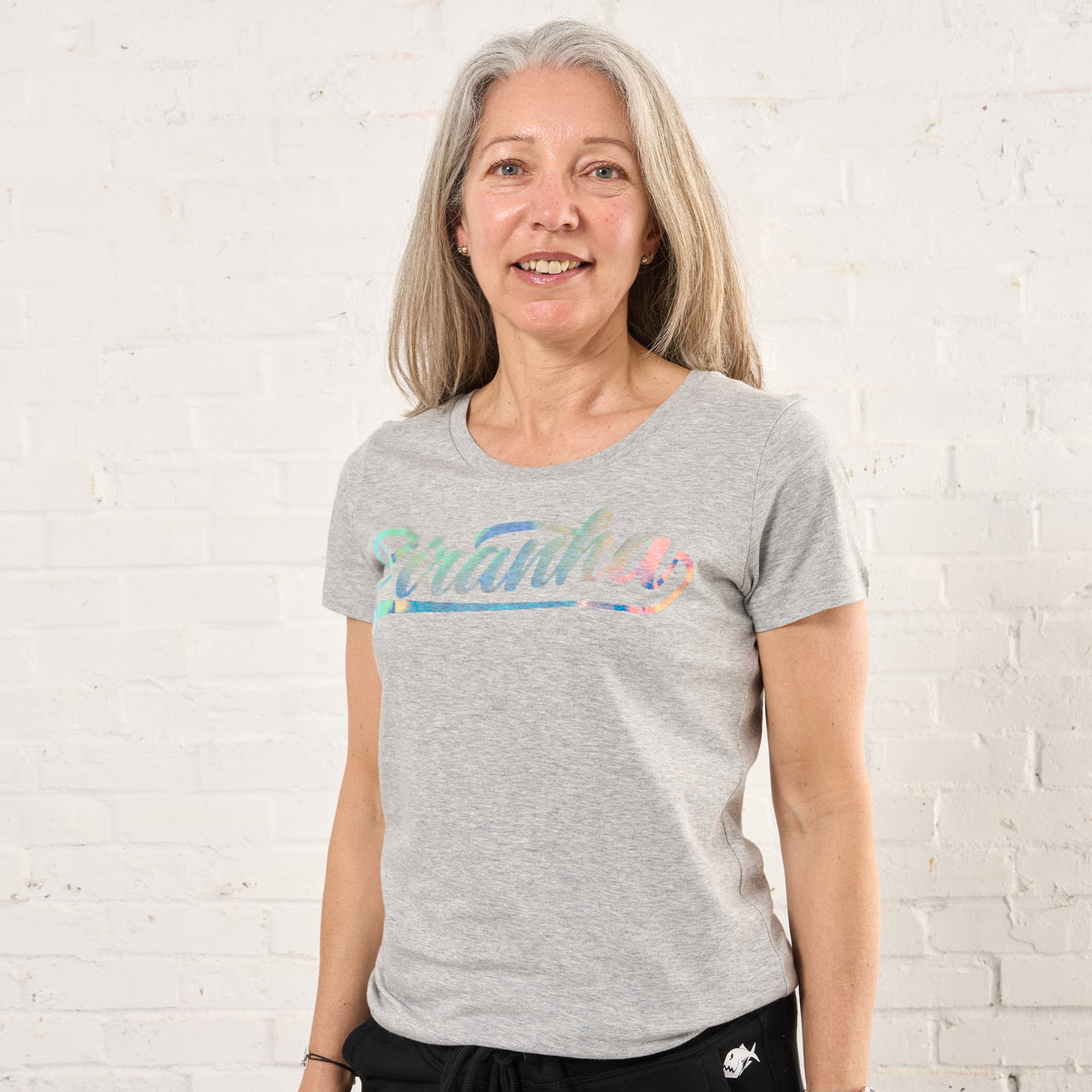 Piranha Lifestyle Womens Fitted T-Shirt: Heather Grey