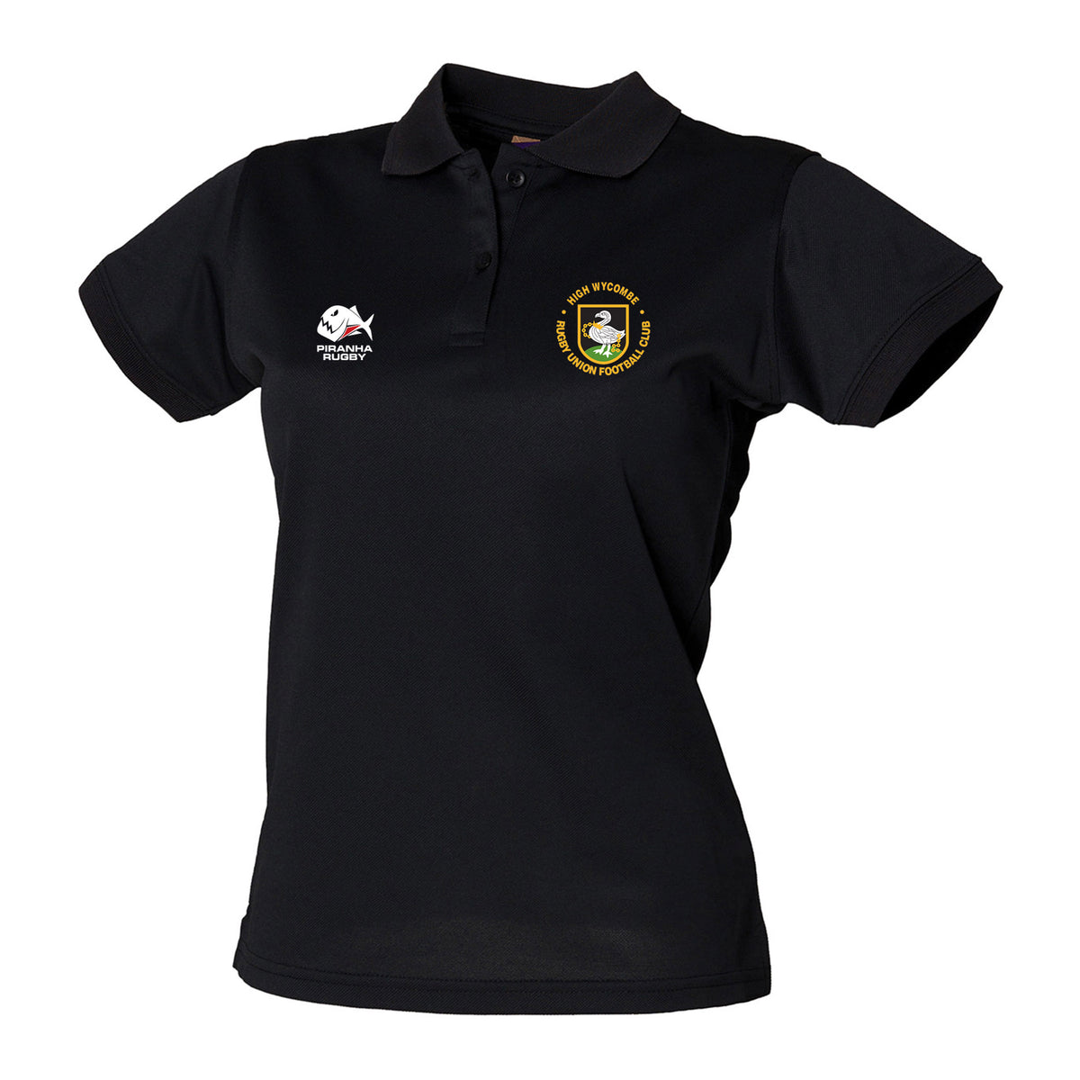 High Wycombe RFC Womens Polo: Black