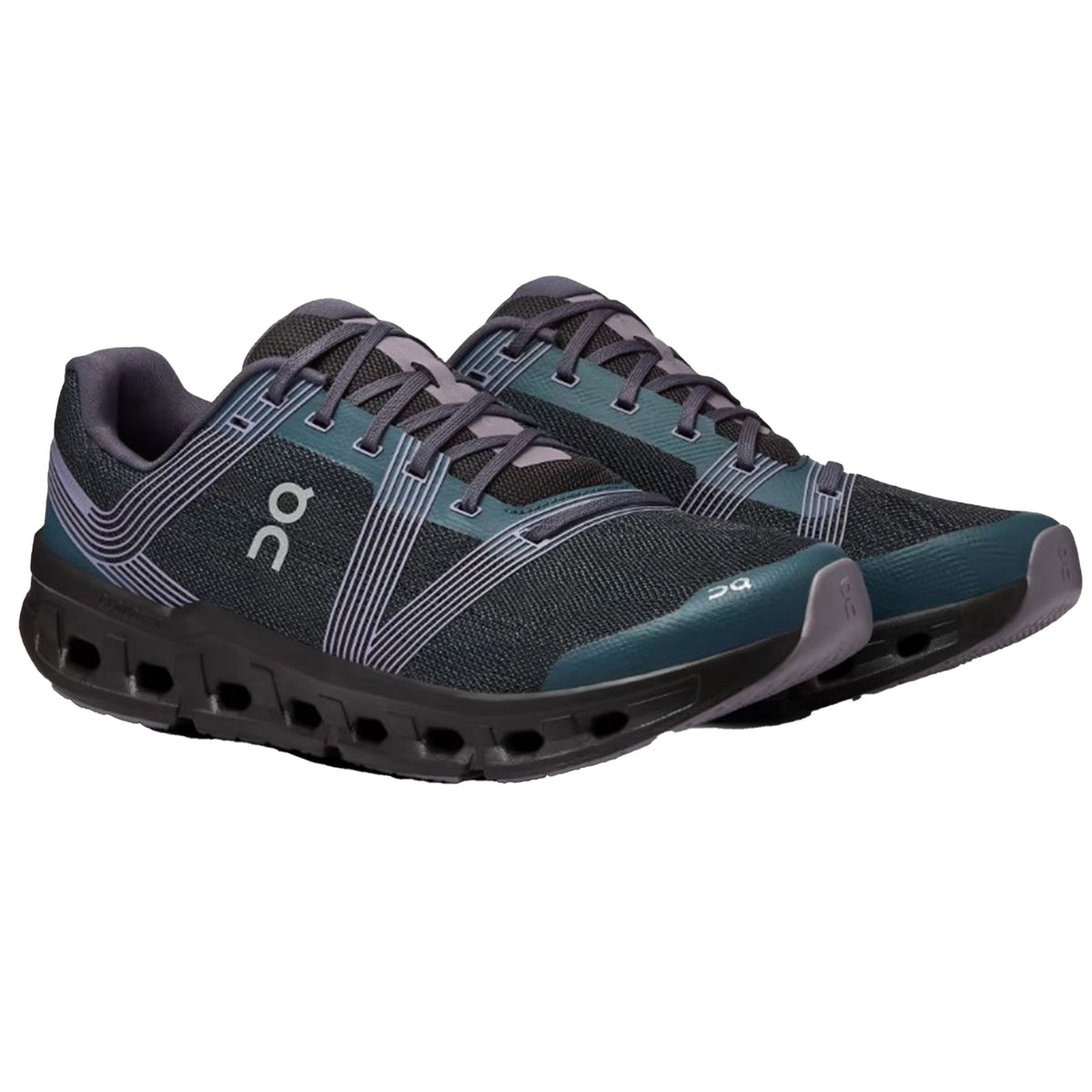 On Cloudgo Mens Running Shoes: Storm/Magnet