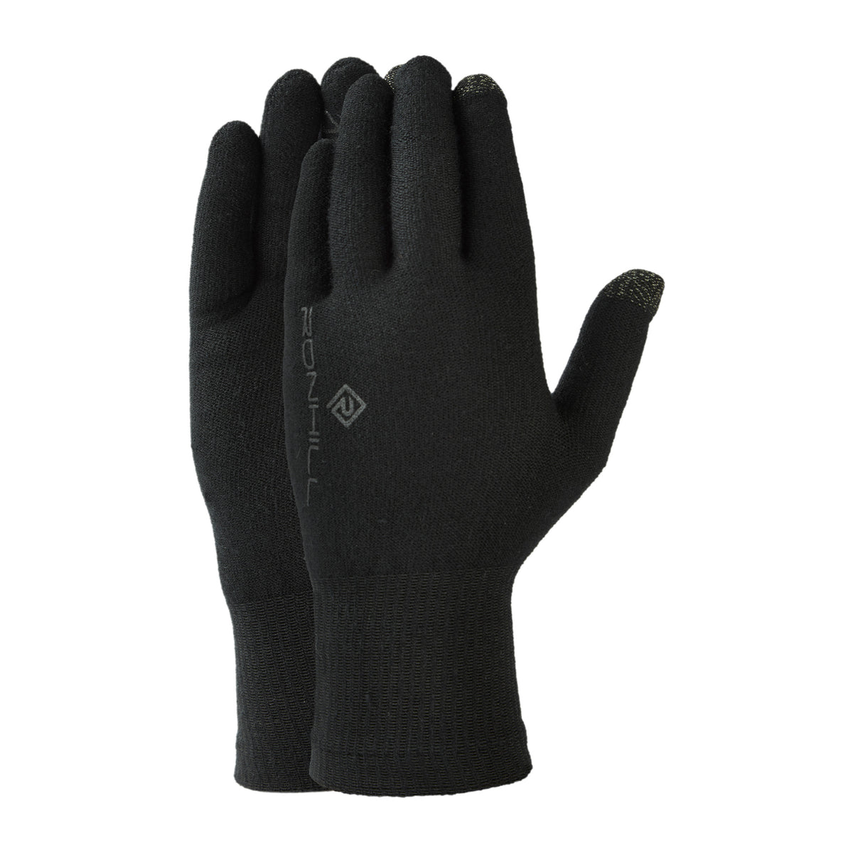 Ronhill Merino Seamless Glove: Black