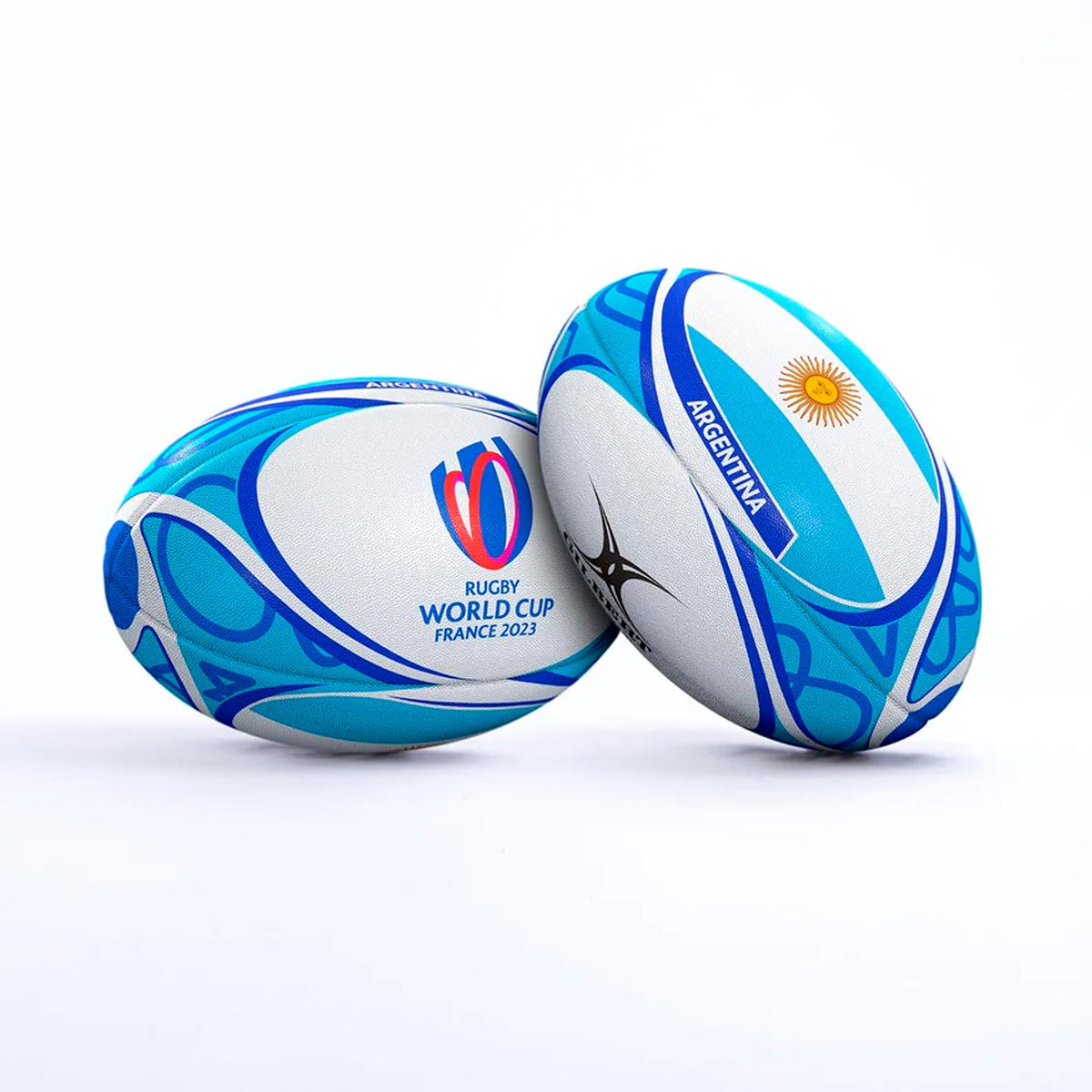 Gilbert Argentina Rugby World Cup 2023 Supporter Rugby Ball - Size 5