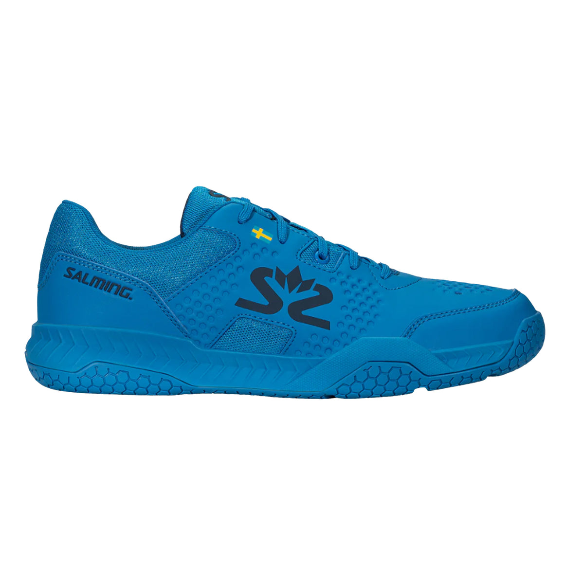 Salming Hawk Mens Indoor Court Shoes: Blue